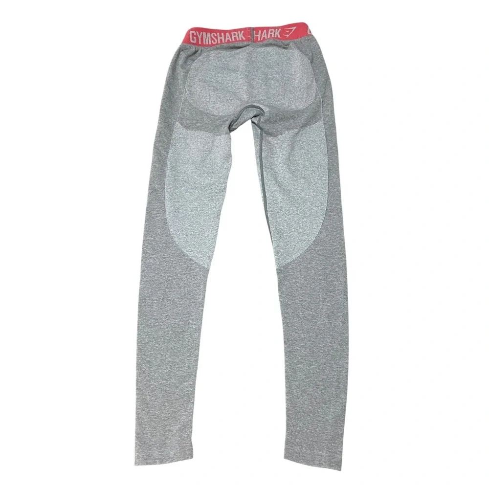 Gymshark Flex Seamless Leggings‎ Grey Pink Marl Contouring Gymcore Size Small
